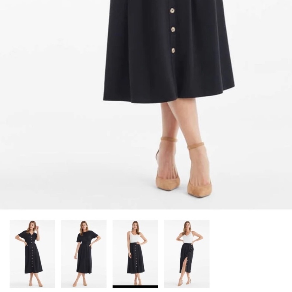 Vetta Capsule Blue Two Piece Midi Dress Convertible Skirt Set Size 0 XS NWT - Picture 12 of 16